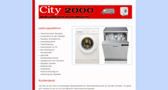 Desktop Screenshot of haushaltsgeraete-city2000.de